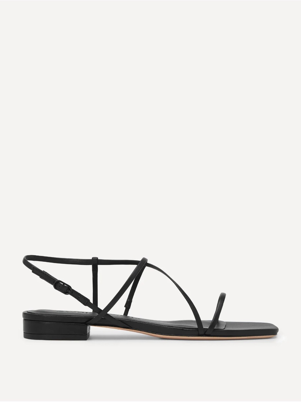 STUDIO AMELIA Bias Wrap Flat Sandals - Never Worn